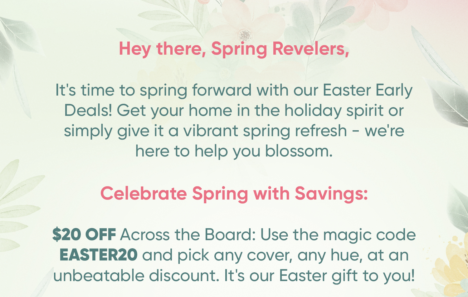 Easter Sale ~ Pick your Savings